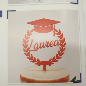 Cake topper Laurea